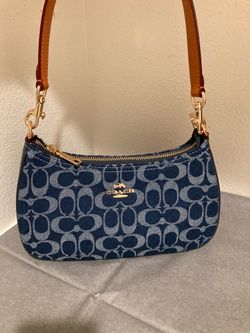 Coach denim bag