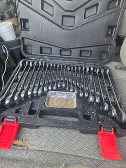 metric/standard up to 3/4" - 18 metric rachet wrench set
