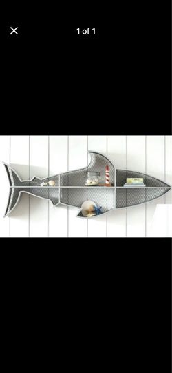 Pottery Barn Kids Coastal Shark Shelf