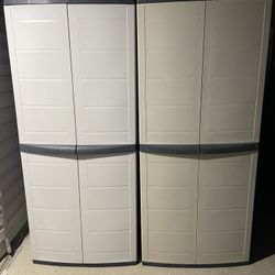 Industrial Workforce Tall Storage Cabinet Duo