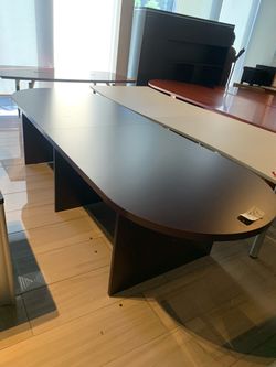 Mahogany conference table 10’