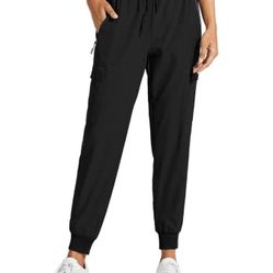 LIBIN Libin Women's 29-31" Tall Lightweight Cargo Joggers (S)