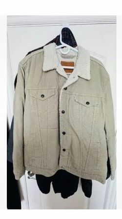 Levi's Sherpa-Lined Corduroy Trucker Jacket