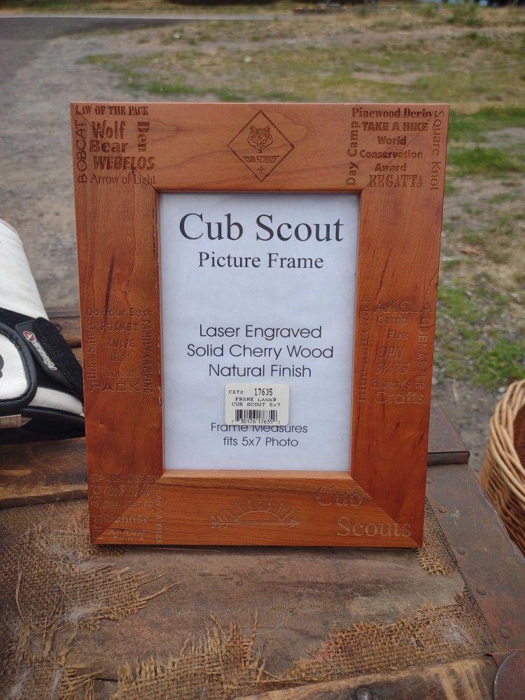 Cub scout picture best sale frame