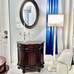 Entry Table With Mirror 