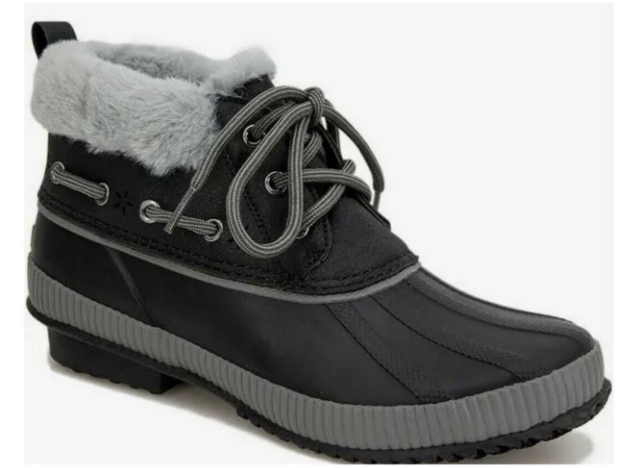 JSport by Jambu Women's, Mary Rain Boot (7, Black)