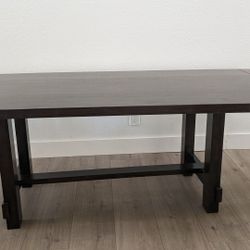 French Oak Wood Dining Table