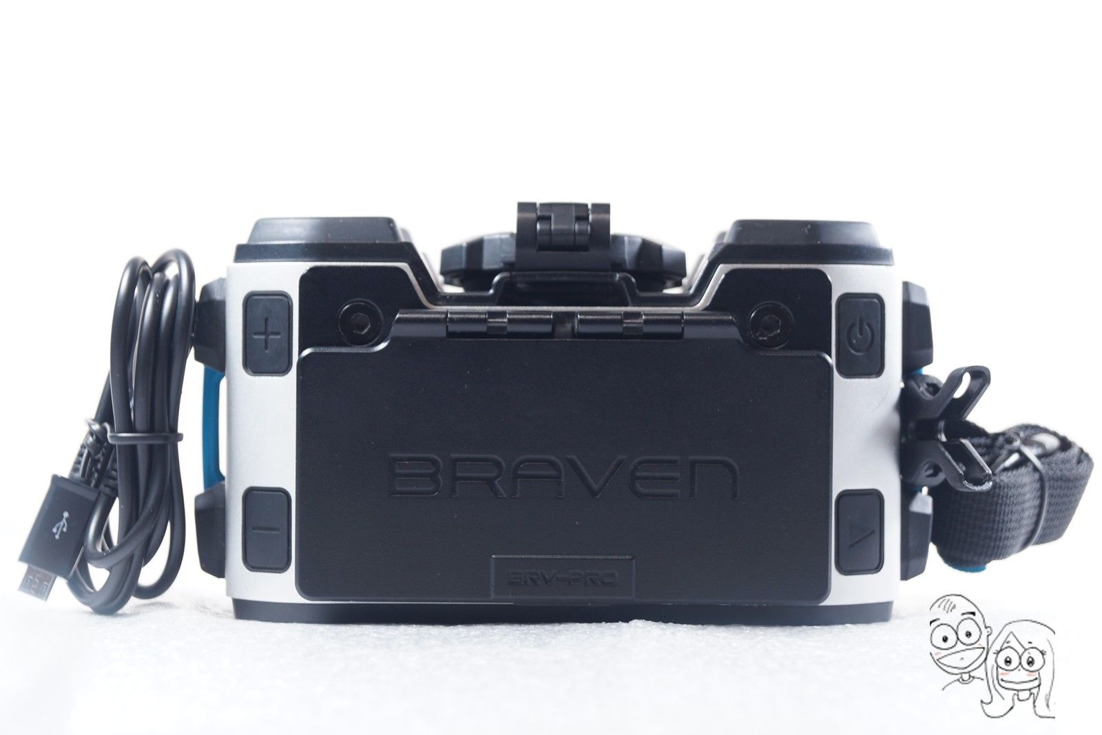 Braven BRV-PRO+SOLAR Bluetooth Speaker (Speaker/Solar Panel) - Silver/Black
