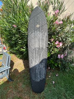 7’ South Bay Funboard Almond Surfboard Foam top