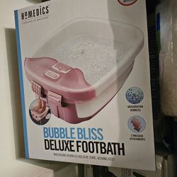 Homedics Bubble Bliss Deluxe Foot Spa