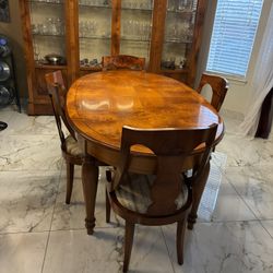  Quality Wood Dining Set  with 6 Chairs 