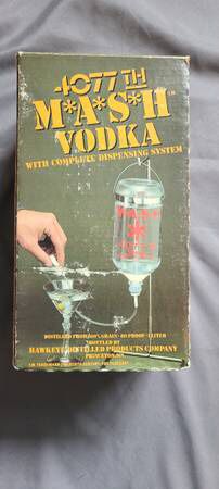 Vintage MASH 4077th Vodka IV dispenser - $40