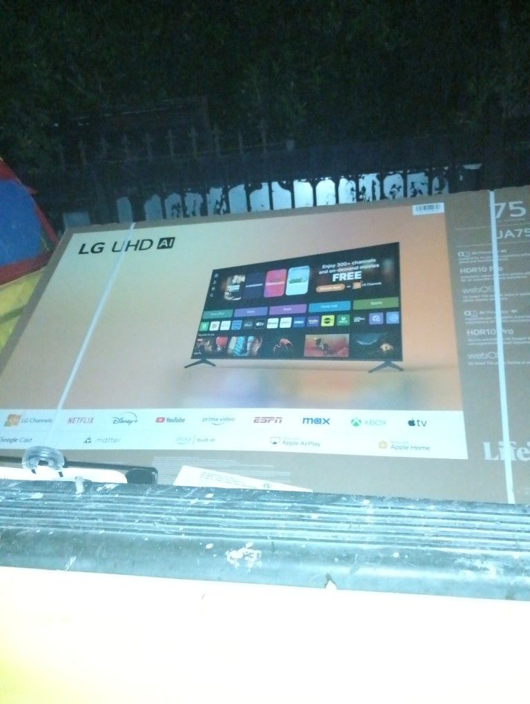 Lg Smart Tv UHD Ai 75 Inches