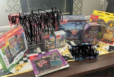 Sealed Pokemon boxes & tins