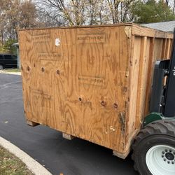 Extra Large Crate For Immediate Removal 