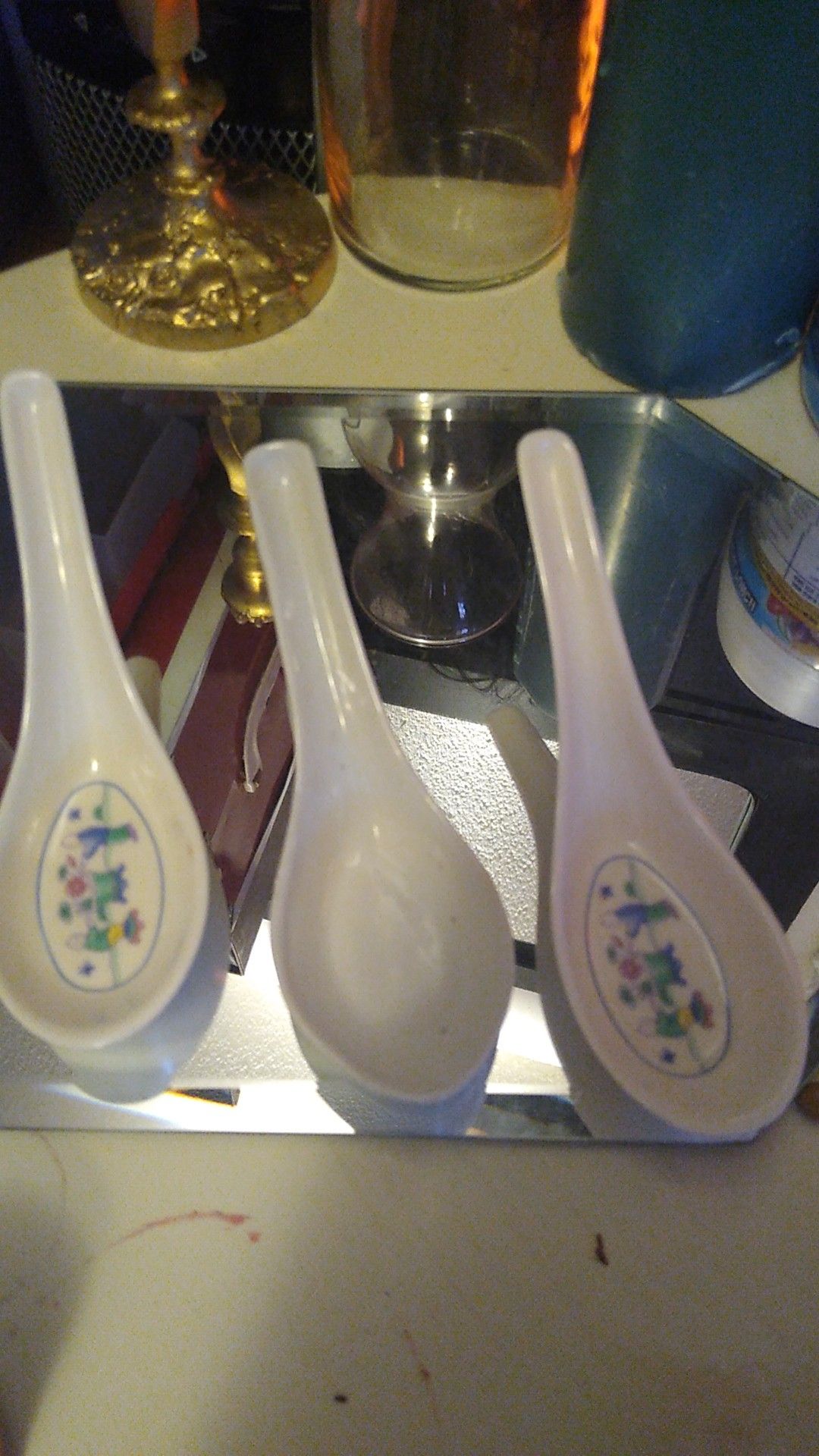 Ceramic Asian Spoons