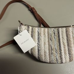 Straw purse new with tags 