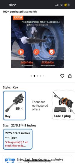 VEVOR Heavy-Duty Impact Wrench