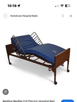 Home hospital bed.