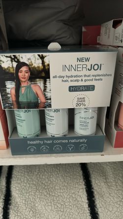 New Joico Hydrate Innerjoi Full set Shampoo, Conditioner, And Detangler