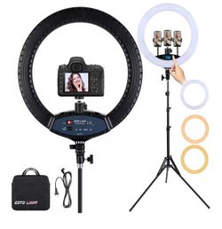 19 inch LED Ring Light Touch Screen with Tripod Stand