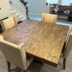Dining Room Table And Chairs-New