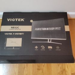 Viotek NB32C 32 inch Curved Computer Monitor 