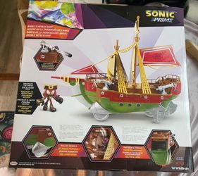 Sonic Prime 2.5" Action Figure Playset Pirate Ship, New in Box, Great for kids !