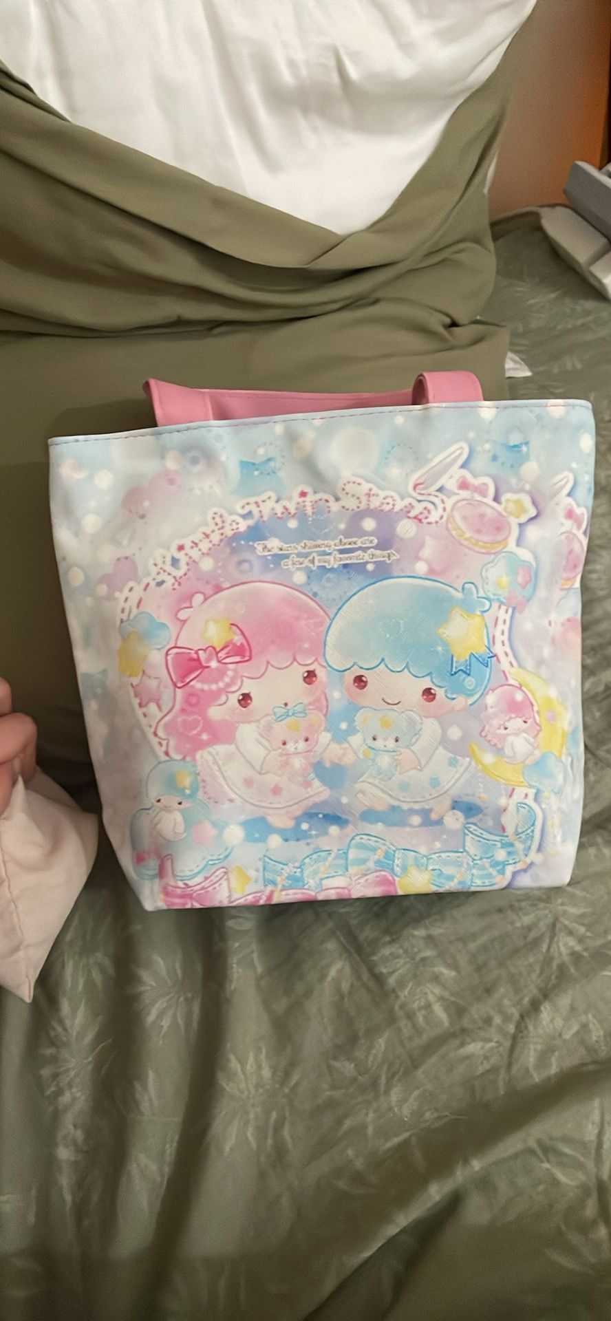 Twins Star Small Tote Bag
