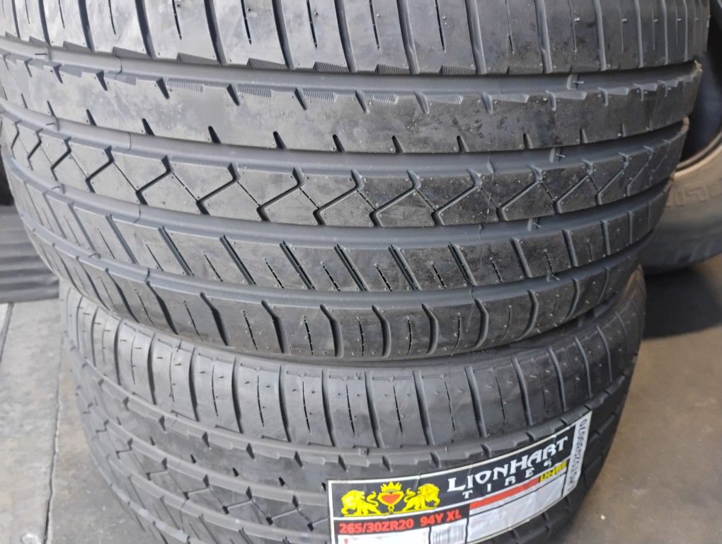 265 30 20 ( 2 NEW LIONHEART TIRES 265/30R20 265/30ZR20