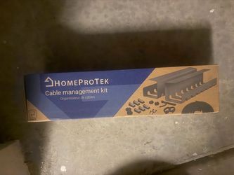HomeProTek Cable Management Kit Grey