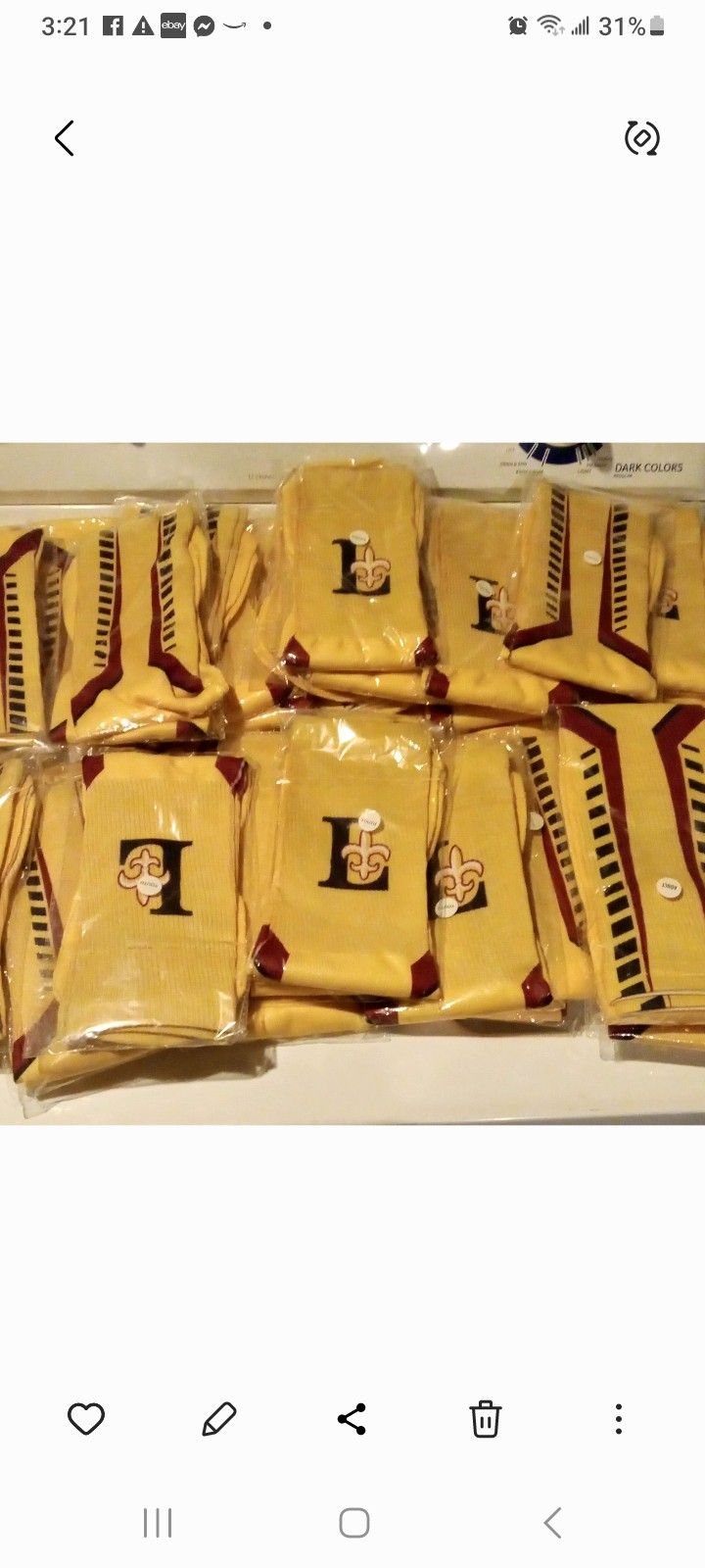 New ,New Orleans Saints Socks