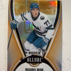 2025-26 UD Allure Michael Misa RC Extended Rookie Orange Slice SP #AR-MM