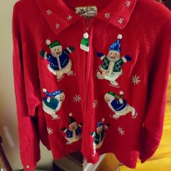 Heirloom Collectables Christmas Sweater Size XL