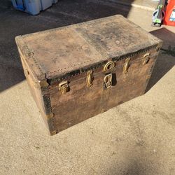 Old Wooden Trunk