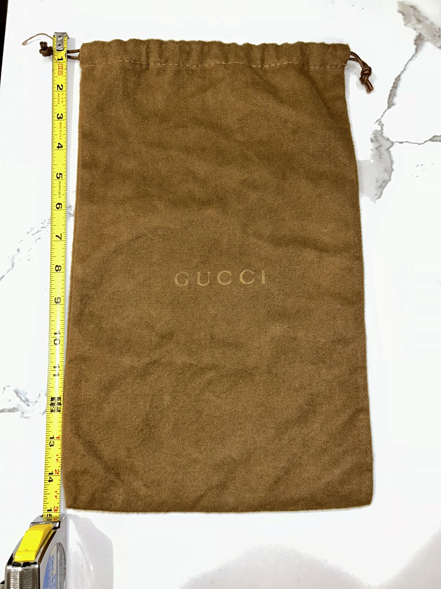 10 inch gucci dust bag