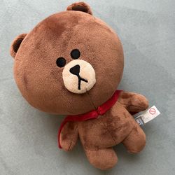 Line Friends brown bear plush