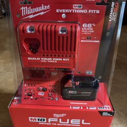 Milwaukee Fuel cordless sander with battery and charger New