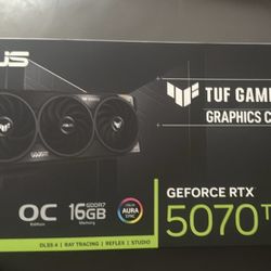 Like new! Asus RTX 5070 Ti OC TUF 16GB DDR7 Graphics card