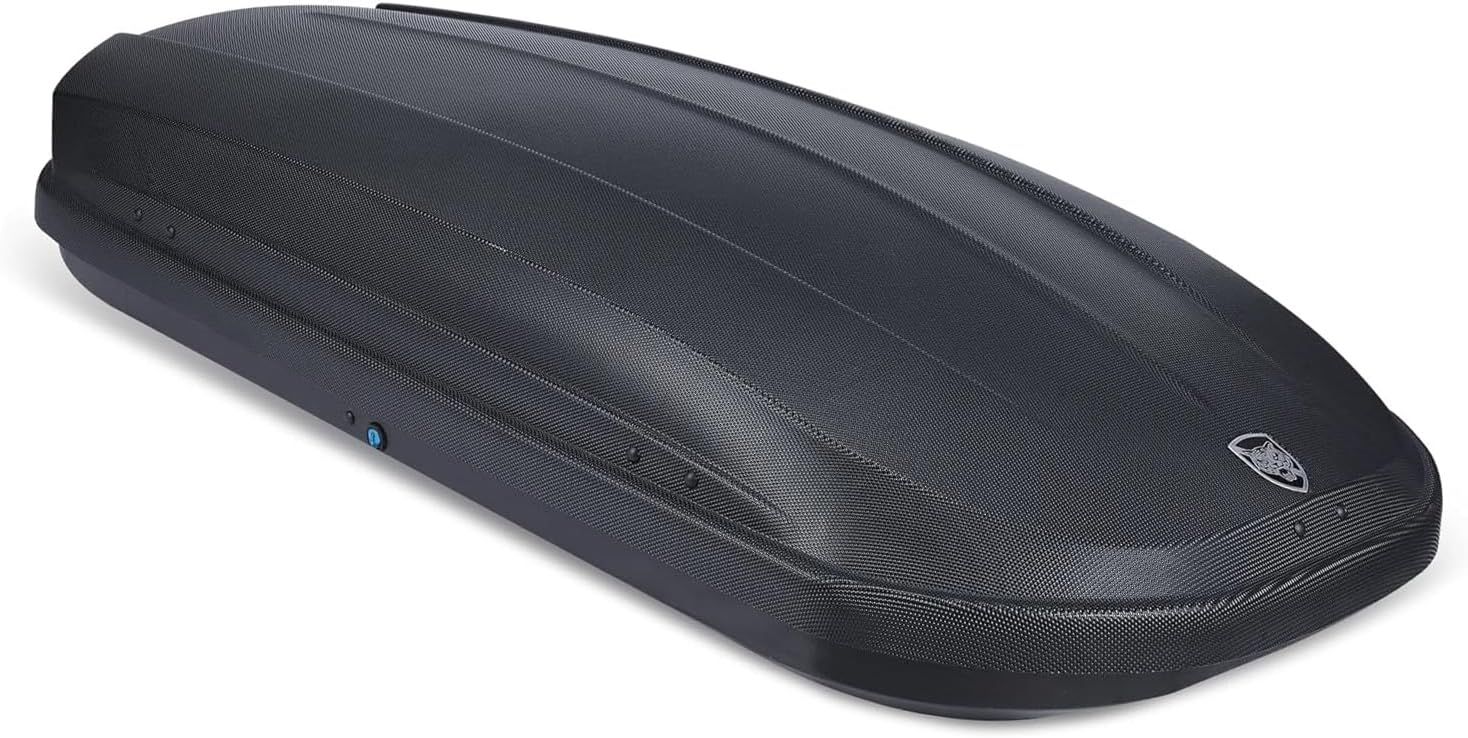 Rooftop Cargo Box Carrier Dual-Side Opening,12 Cubic Hard Shell Rooftop Cargo Carrier for Car Storage