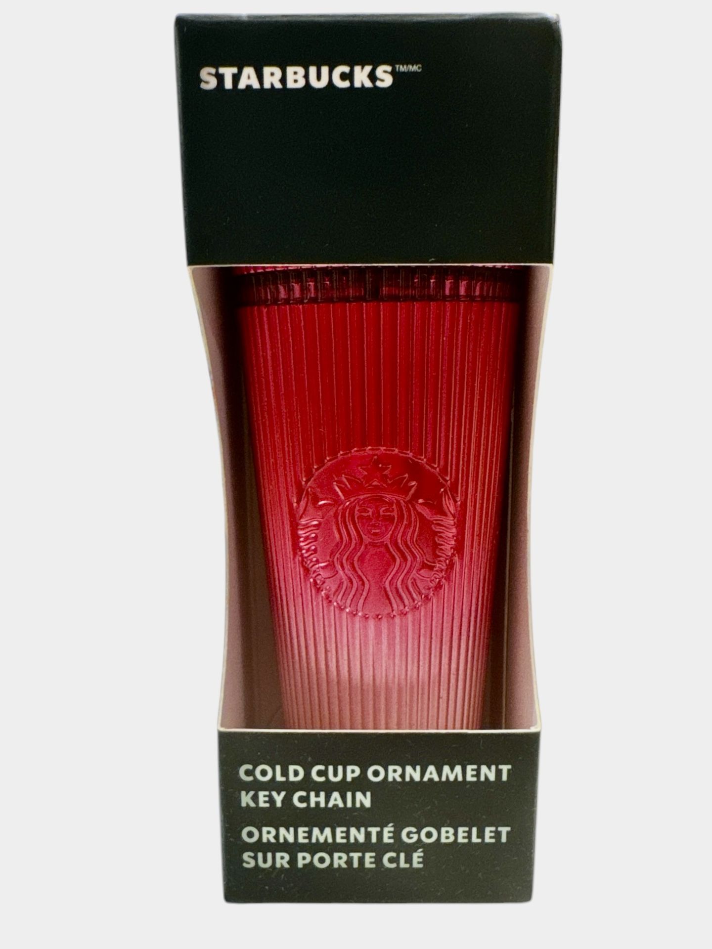Starbucks 2024 Cold Cup Ornament Keychain