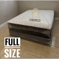 NEW Mattress Full Size With Box Spring // Offer  🚚