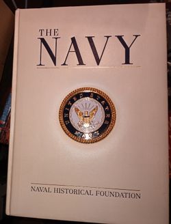 Large Navy Coffee Table Book