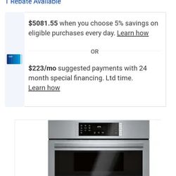 Bosch  Smart Oven And Deluxe Microwave  Combo