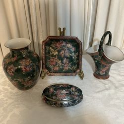 Elegant Flowers Stoneware