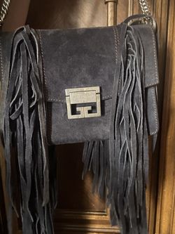 Givenchy GV3 Navy suede Cross bag (PRICE IS NEGOTIABLE)