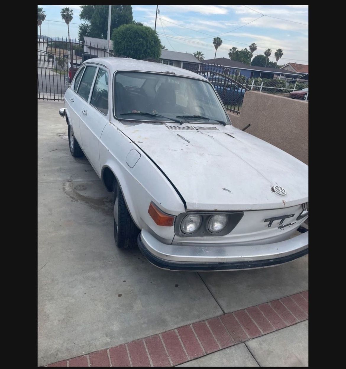 Vintage VW 412 real rare no engine