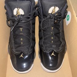 Jordan Ring 6 Black Metallic Gold White 10.5 M