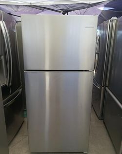 Amana Top Mount Stainless Refrigerator

