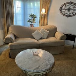 Vintage Camelback Sofa